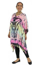 Load image into Gallery viewer, Rayon Cover Up V Neck Tie Dye, More Prints & Colours