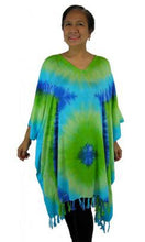 Load image into Gallery viewer, Rayon Cover Up V Neck Tie Dye, More Prints & Colours