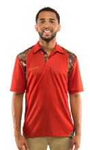 Load image into Gallery viewer, Bamboo Aboriginal Art Unisex Polo Hunters Tracks
