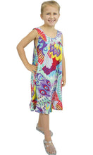 Load image into Gallery viewer, Girls Dress Tahiti, More Prints, Sizes 2 - 14
