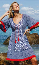 Load image into Gallery viewer, Cotton Dress Pacific
