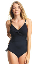 Load image into Gallery viewer, Ottawa Black UW Twist Front Suit, More Colours, Pre-Order D Cup to GG Cup
