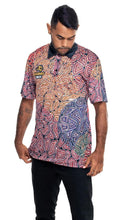 Load image into Gallery viewer, Aborginal Art Unisex Polo NAIDOC 2020 Our Many Tribes
