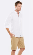 Load image into Gallery viewer, Linen Shirt Long Sleeve White.
