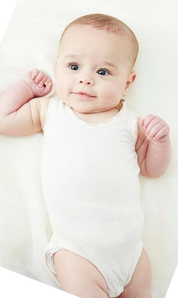 Bamboo Baby Sleeveless Bodysuit, Newborn to 12 Months