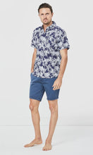 Load image into Gallery viewer, Cotton Poplin Short Sleeve Shirt Beach Palms
