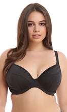 Load image into Gallery viewer, Essentials Black UW Plunge Bikini Top, Pre-Order DD Cup to JJ Cup
