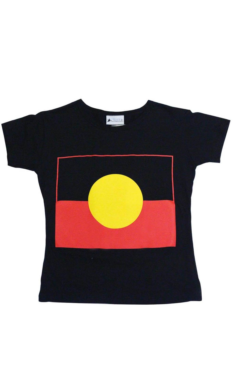 Aboriginal Flag Women's Fitted T-Shirt