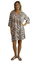 Load image into Gallery viewer, Rayon Dress Short 3/4 Sleeve, More Prints and Colours
