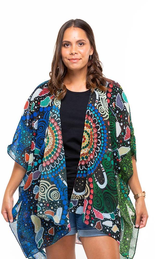 Aboriginal Art Shawl Gari Yala (Speak the Truth)