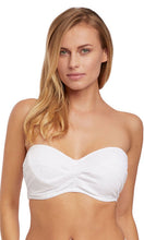 Load image into Gallery viewer, Ottawa White UW Twist Bandeau Multiway Bikini Top, Pre-Order D Cup to G Cup

