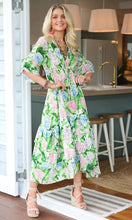Load image into Gallery viewer, Cotton Viscose Dress Huxley Hydrangrea
