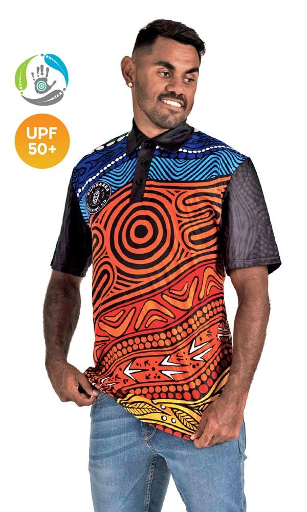 Aboriginal Art Unisex Polo Together