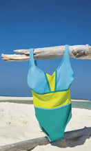 Load image into Gallery viewer, Full Piece Shapewear Turquoise Lightness, Pre-Order B Cup to E Cup
