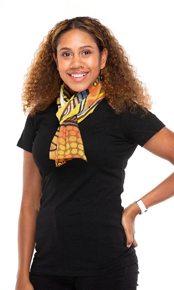 Aboriginal Art Scarf Treaty Together