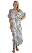 Load image into Gallery viewer, Rayon Kaftan Long Mykonos Leaves, More Colours
