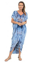 Load image into Gallery viewer, Rayon Kaftan Long Frilled Toga, More Prints &amp; Colours
