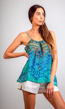 Load image into Gallery viewer, Silk Cami Atlantis
