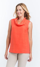 Load image into Gallery viewer, Linen Top Cowl Neck, More Colours
