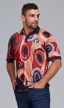 Load image into Gallery viewer, Aboriginal Art Unisex Polo NAIDOC 2020 Kaalpa with pocket
