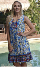 Load image into Gallery viewer, Rayon Dress Sea Glass
