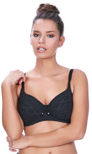 Load image into Gallery viewer, Sundance Black UW Sweetheart Padded Bikini Top, Pre-Order D Cup to HH Cup
