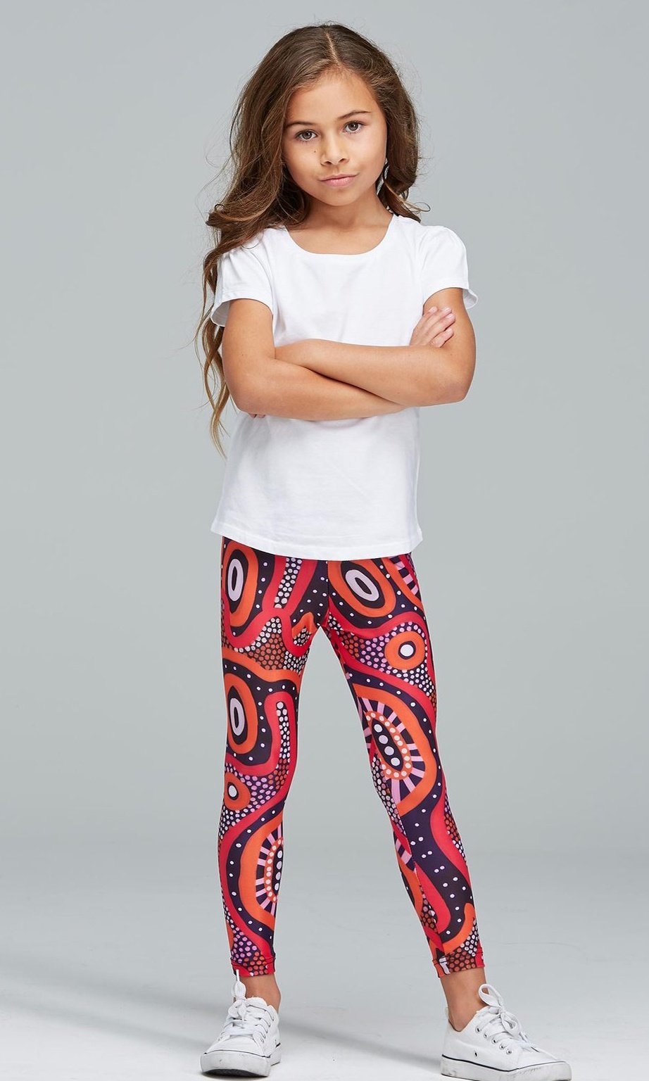 Aboriginal Art Kids Leggings Central Voice