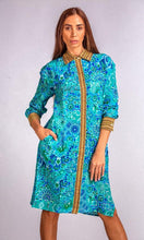 Load image into Gallery viewer, Silk Shirt Dress Atlantis

