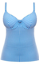 Load image into Gallery viewer, Beach Hut Blue Moon UW Non Padded Plunge Tankini, Pre-Order D Cup to HH Cup

