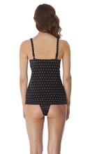 Load image into Gallery viewer, Jewel Cove Black Uw Non Padded Plunge Tankini, Pre-Order D Cup to HH Cup
