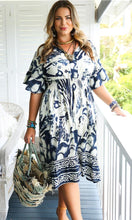 Load image into Gallery viewer, Cotton Dress Chantelle Venice Blue
