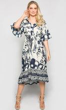 Load image into Gallery viewer, Cotton Dress Chantelle Venice Blue
