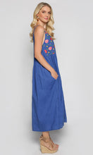 Load image into Gallery viewer, Cotton Dress Connie Fantasy Blue
