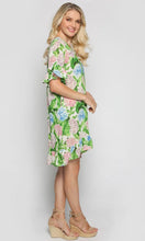 Load image into Gallery viewer, Cotton Viscose Mary-Kate Dress Hydrangea
