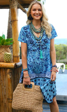 Load image into Gallery viewer, Cotton Dress Pearson Coastal
