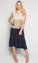 Load image into Gallery viewer, Cotton Dress Rita Aztec Stone

