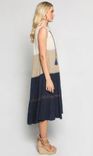 Load image into Gallery viewer, Cotton Dress Rita Aztec Stone
