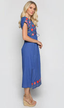 Load image into Gallery viewer, Cotton Dress Shari Fantasy Blue
