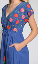 Load image into Gallery viewer, Cotton Dress Shari Fantasy Blue
