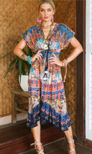 Load image into Gallery viewer, Cotton Dress Shari Bird Island
