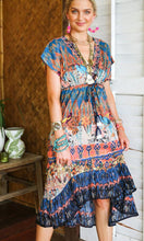 Load image into Gallery viewer, Cotton Dress Shari Bird Island
