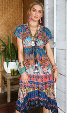 Load image into Gallery viewer, Cotton Dress Shari Bird Island
