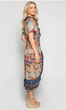 Load image into Gallery viewer, Cotton Dress Misha Wrap Bird Island
