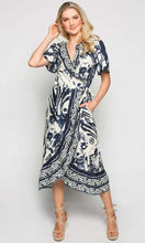 Load image into Gallery viewer, Cotton Dress Misha Wrap Venice Blue
