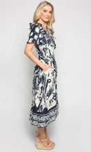 Load image into Gallery viewer, Cotton Dress Misha Wrap Venice Blue
