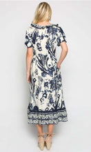 Load image into Gallery viewer, Cotton Dress Misha Wrap Venice Blue
