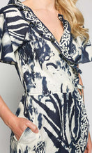 Load image into Gallery viewer, Cotton Dress Misha Wrap Venice Blue
