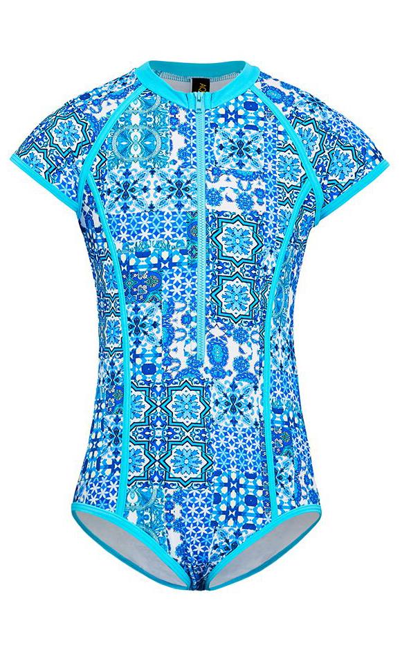 Aqua Blu Kids Marrakech Cap Sleeve One Piece
