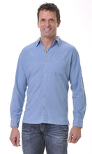 Load image into Gallery viewer, Bamboo Men's Shirt Long Sleeve Blue Heaven
