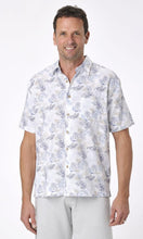 Load image into Gallery viewer, Bamboo Men's Shirt Blue Palm
